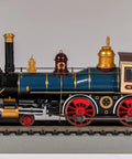 4-4-0 American Steam Locomotive With DCC Ready System Union Pacific 119 HO Scale Wood Load EZ Mate Couplers model view