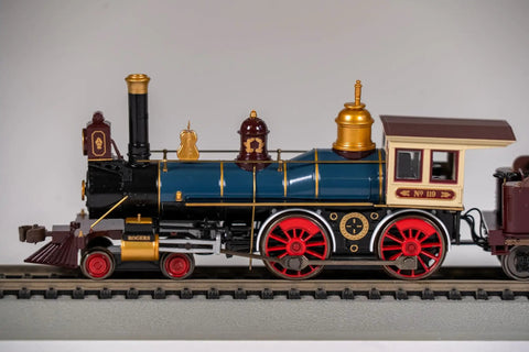 4-4-0 American Steam Locomotive With DCC Ready System Union Pacific 119 HO Scale Wood Load EZ Mate Couplers model view