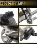 Rear Wheel Hub Bearing 52730F0000 Direct Fit Replacement details showing connectors and bolts for installation.