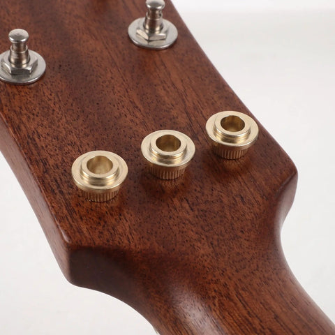 3 Sets Tuner Peg Parts For Guitar Repair With Noise Reducing Bushings And Ferrule Washers To Help You Tune Up Faster Improve Tuning Accuracy And Stability On Acoustic Guitars Includes Tuner Post Nuts And Replacement Tuning Machine Accessories brass washers on acoustic guitar headstock