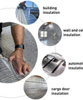 Heavy Duty 5mm Reflective Insulation Radiant Barrier Sheet With Double Sided Foil For Roof Wall And Barn Beat Heat Cold Snap Weather Shield Vapor Proof Thermal Wrap used for various insulation types.