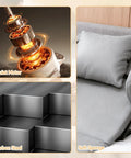 Quiet motor, carbon steel, and soft sponge components of Cyanvine Electric Lifting Backrest For Bed With Remote Control.