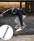 10 Pack Inline Skate Axle Screws 6mm x 36mm For Roller Skates Universal Fit with skateboarder in urban setting