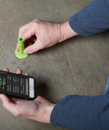 Concrete Moisture Test Starter Kit With L6 Smart Sensors And Fahrenheit Reader ASTM F2170 Compliant, Ideal For Contractors And Flooring Pros, Includes 5 L6 Sensors, 2 Smart Logger V2 Humidity And Temperature Recorders, Drill Bit, Insertion Tool, Case installed in concrete slab