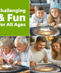 Glasses Free 3D Puzzle Experience For Adults With Dawn Cave Autostereoscopy And 1000 Piece Jigsaw Delivers Immersive Depth, Mind Blowing Colors, And No Glasses Needed depicted with people enjoying puzzle solving.