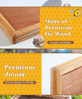 Telescoping Hive Covers And Beehive Inner Covers For 10 Frame Beehives showing premium fir wood material and joints.