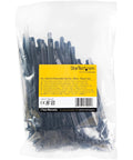 6 Inch Reusable Nylon Cable Ties 7mm Wide 35mm Bundle Diameter 50Lb Tensile Strength For Indoor Outdoor Use With Toolless Trigger Lock Release Releasable Zip Ties 100 Pack Black