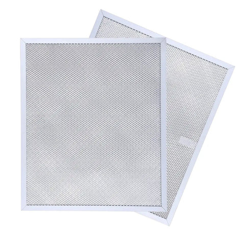 Aluminum Heavy Duty Range Hood Filter BPS1FA30 Grease Filter For 30 Inch Hoods Replacement Part Compatible With Broan QS1 QS2 Allure WS1 Nutone 99010299 AP3378953 8322 2 Pack 11.75 Inch By 14.25 Inch By 0.375 Inch.