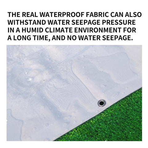 12x20 White Tarp Waterproof 7.5 Mil Medium Duty All Purpose Poly Tarps Cover Snow Proof UV Protection Rip And Tear Proof Poly Tarpaulin Built To Last
