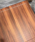 No Sweat Flush Drywall Access Panel With Magnetic Press Latch Attic Inspection Hatch clean hidden door top view showing wooden texture.