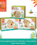 Build A Birdhouse Bungalow DIY Kit For Kids With Seven Wooden Pieces Paints Glue Brush And Hanging Chain box front