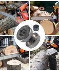 Chainsaw cutting wood using 325-7T Clutch Drive Sprocket Drum for Stihl MS250 MS230 Chainsaws 0.325 Pitch 7 Teeth