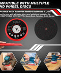 6 Inch Replacement Sander Pad For Bosch Get75-6n Sander And Rsm6044 6045 6046 Hook And Loop Multi Hole Grinding Pad displayed