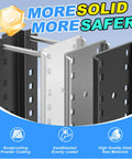 Heavy Duty Trailer Spare Tire Mount Bracket Carrier for Boat and RV Built Tough shown with steel T-shaped rib sections