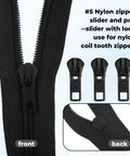 Ultimate 39 Piece Zipper Repair Kit With Replacement Sliders And Teeth For Backpacks Tents Jackets And Luggage No Tools Needed