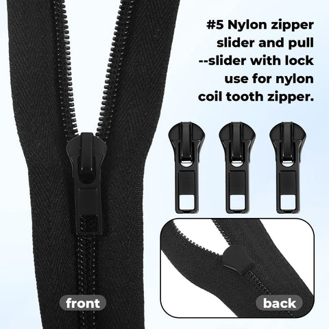 Ultimate 39 Piece Zipper Repair Kit With Replacement Sliders And Teeth For Backpacks Tents Jackets And Luggage No Tools Needed