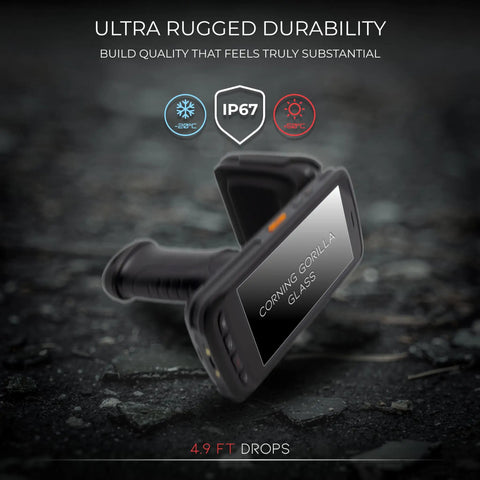 Rugged Pistol Grip RFID And Barcode Scanner Built For Busy Warehouses And Made To Hustle Your Inventory Scans All In One Android 13
