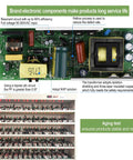 Beefy 150W Waterproof LED Power Supply IP67 85-265V AC To 12V DC Transformer circuit board and aging test setup