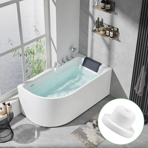 Modern bathroom with an installed 36 Piece Bathtub Jet Covers Set In 6 Sizes Fits 12mm 13mm 14mm 15mm 16mm And 17mm Hole
