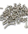 Heavy Duty Stainless Steel 1/4-20 X 3/4 Inch Hex Socket Flat Head Cap Screws For Furniture, 50 Piece Set in a pile