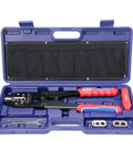 Pro Grade Lug Crimping Tool Kit For Battery Cables, 8 AWG To 4/0, All In One Set With Heavy Duty Crimper and Die Sets in Case
