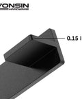 Close-up of Tough As Nails 6 Inch Gate Flip Latch with 0.15 inch thick iron, matte black finish for secure locking.
