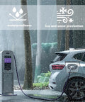 Rock Solid Ev Charger Port Cover For Outdoor Electric Vehicles Waterproof Thick Pvc with ice and snow prevention features.