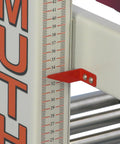 Versatile Case Sealer And Adjustable Top And Bottom Tape Dispenser Zero Stress Smooth Operator height measurement guide with markings.
