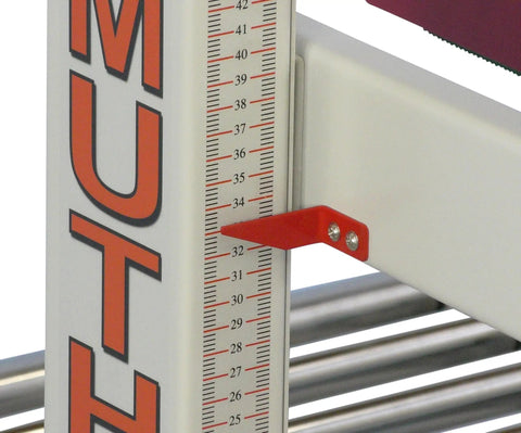 Versatile Case Sealer And Adjustable Top And Bottom Tape Dispenser Zero Stress Smooth Operator height measurement guide with markings.