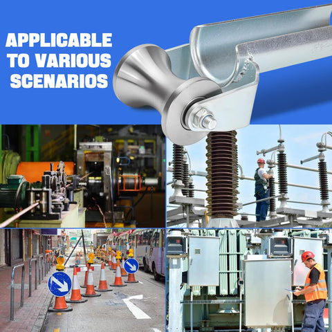 4 Inch Stainless Steel Cable Puller Sheave Rustproof Lightweight for Smooth Conduit Installation and Cable Protection