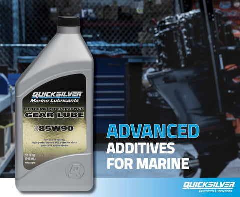 85W90 Extreme Performance Gear Lube For Outboard And Sterndrive Racing Marine And Powersports With Water Protection bottle