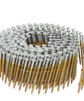 2-1/2 Inch 0.092 Inch Siding Nails Collated Wire Coil Full Round Head Ring Shank Hot Dipped Galvanized For Siding Sheathing Decking