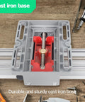 XY Axis Slide Vise AB8303 with cast iron base for stability and support in milling and drilling setups