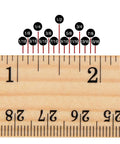 Close-up of a wooden ruler from Wooden Ruler Set 12 Pack Dual Scale 12 Inch And 30 Cm For Students And School Use Durable Hardwood With Smooth Finish
