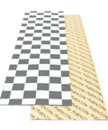 Ultra Sticky 9 By 33 Grip Tape For Longboards, Cruisers And Scooters, Non Slip Griptape with checkered pattern and adhesive back.