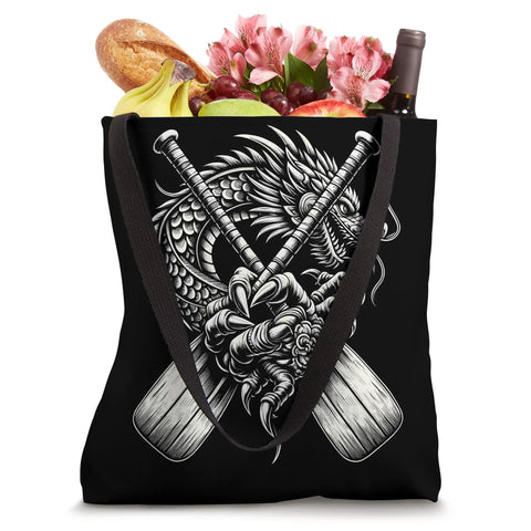 Dragon Boat Racing Themed Tote Bag For Fans And Athletes, Vibrant Festival Artwork, Durable Carryall For Races, Practices, And Day Trips