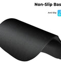 Ergonomic Mouse Pad With Wrist Rest Memory Foam For Computer, Home Office And Gaming, Non Slip Base, Dense Surface For Precise Tracking