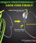 Diagram of weedless bass jigs with stainless weed guard, showing structure and 3/0 V bend hook for snag-free bass fishing.