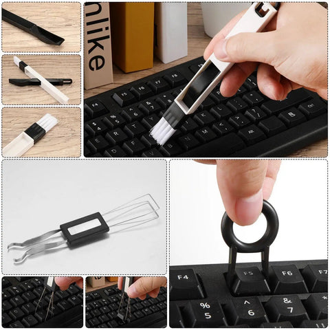 12 Pack Keyboard Lube Switch Puller Kits with key cap remover, wire brush, and puller tools on black mechanical keyboard