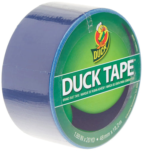 Blue Duct Tape Roll For Crafts And Repairs Heavy Duty Indoor Use Ideal For Temporary Floor Marking Removable Up To Three Weeks