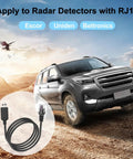Radar Detector Power Cable USB To RJ11 Plug For Escort Radenso XP Uniden Beltronics Cobr Whistler Replacement Cord 3 3ft