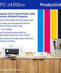 INKvestment 4355 Wireless Color Inkjet All In One Printer With 1.8 Inch Color Display And Manual Feed Slot