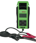 Pro Grade Heavy Duty Battery And Electrical System Tester For Commercial Vehicles With Dynamic Resistance Tech Delivers Fast Accurate 6V And 12V Battery Tests From 100 To 6000 Cold Cranking Amps. Bosch BAT 155 battery tester with cables and clamps