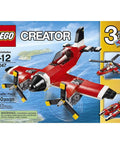 Creator 3 In 1 Propeller Plane Building Toy With Spinning Propellers, Retractable Wheels, And Opening Cockpit box