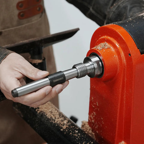 Precision Morse Taper 2 Lathe Alignment Mandrel Bar Double Ended For Quick Headstock And Tailstock Alignment Hardened To 52 Plus Minus 2 Hrc Precision Ground Solid Steel Compatible With Nova Grizzly JET Lathes used in lathe setup