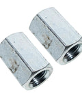 Pair of metal hexagonal nuts for Beefed Up Steering Gear Box Rack And Pinion For Yamaha Viking 700 And Wolverine R-Spec YXM700 YXE70 EPS