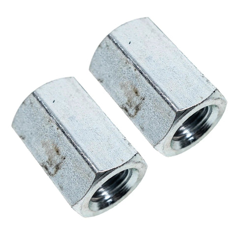 Pair of metal hexagonal nuts for Beefed Up Steering Gear Box Rack And Pinion For Yamaha Viking 700 And Wolverine R-Spec YXM700 YXE70 EPS