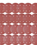 Nine Inch Drywall Sanding Discs Set, 30 Pack With Hook And Loop Backing, Grits 80 100 120 180 240 400, 6 Hole Aluminum Oxide Paper