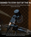 V Beat Drum Microphone Compact Dynamic Supercardioid Mic for Tom and Snare with adjustable swivel mount on drum
