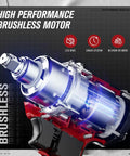 Cutaway view of high-performance brushless motor for Brushless Half Inch Cordless Impact Wrench 20V with 3 speeds